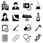 Healthcare and medical related icon set