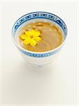 Chinese Cup of Jasmine Tea with Blossom, Studio Shot