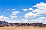 Namib Desert with Mountains in Distance, Namibia, Africa