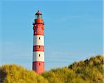 Amrum Lighthouse, Wittdun, Amrum, Schleswig-Holstein, Germany