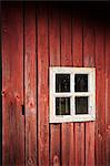 Close-up of window in wooden hut