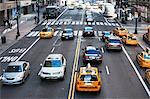 Traffic on 42nd Street New York, USA