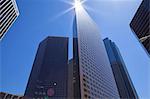 Modern skyscrapers in downtown Los Angeles, USA