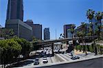 Highway in downtown Los Angeles, USA