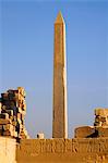 Obelisk with hieroglyphs in the Karnak Temple, Egypt