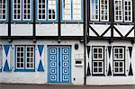 Frame house in the old town of Luebeck, Germany