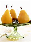 Poached pears