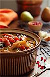 Bowl of Beef Stew with Potatoes and Carrots