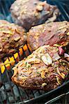 Marinated Lamb Meat on the Grill