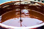 Melted chocolate in a bowl