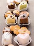 Assorted biscuits and petits fours