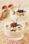 Panna cotta with spices