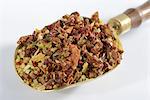 A ready-made mix of bulgur with dried vegetables and spices