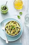 Penne with basil pesto