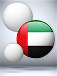 Vector - Emirates Flag Glossy Button