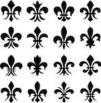 fleur de lis set