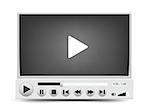 Vector video player interface