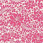 abstract seamless pattern with flowers vector illustration