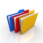 3-color folder, as described in the filing of documents and visual. The presentation and available on the internet