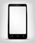 Smartphone with white screen