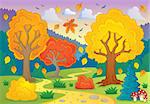 Autumn thematic image 5 - eps10 vector illustration.