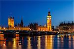 Big Ben and House of Parliament at Night, London, United Kingdom