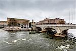 Norrbro Bridge and Riksdag Building at Helgeandsholmen Island, Stockholm, Sweden