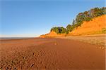 Blomidon beach at low tide (Blomidon Provincial Park, Nova Scotia, Canada)