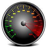 illustration of a speedometer gauge