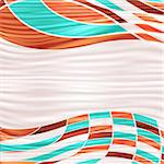 Vector abstract background in retro-style.The illustration contains transparency and effects. EPS10