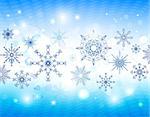 Abstract winter background vector