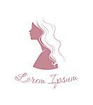 Vector illustration of Beautiful woman logo