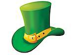 abstract st patrick hat vector illustration