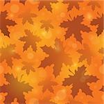 Leafy seamless background 4 - eps10 vector illustration.