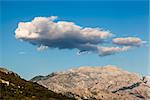 Clouds above Biokovo Mountain Range, Dalmatia, Croatia