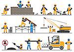 Construction workers. Vector for you design