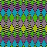 Ethnic Style Seamless Knitted Pattern