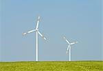 Two wind turbines, Selfkant, Germany