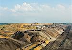 Opencast site for extracting brown coal, Juchen, Germany