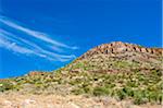 View of mountain side and sky, Damaraland, Kunene Region, Namibia, Africa