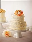 White Wedding Cake, Studio Shot