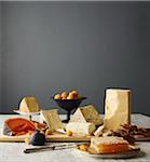 Variety of Cheeses, Studio Shot