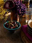 Bowl of Olives on Table, Studio Shot