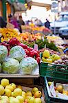 Polish market place with vegetables