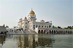 Pond at a gurdwara, Gurudwara Bangla Sahib, New Delhi, Delhi, India