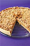 Toffee and almond tart