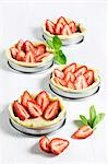 Gariguette strawberry tartlets