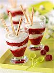 Raspberry desserts