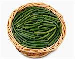 Basket of green beans