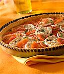 Tomato and Blue de Bresse savoury tart